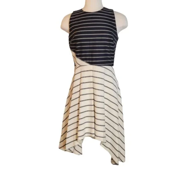 navy blue dress for baby girl Rachel Rachel Roy Women's One Shoulder Midi Dress at CoolSprings Galleria  in Franklin, TN